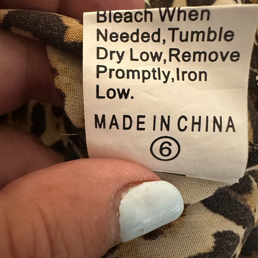 SHEIN Leopard Print Dress - Picture 9 of 9